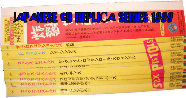 Sex Pistols Japanese 1999 CD Series